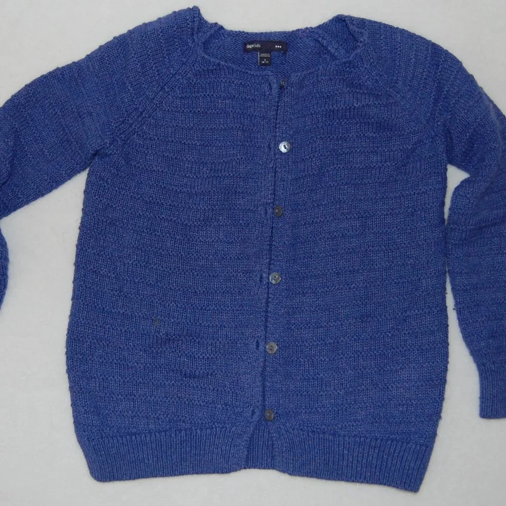GAP Girls Size S (Age 6-7), Periwinkle Blue Cardigan